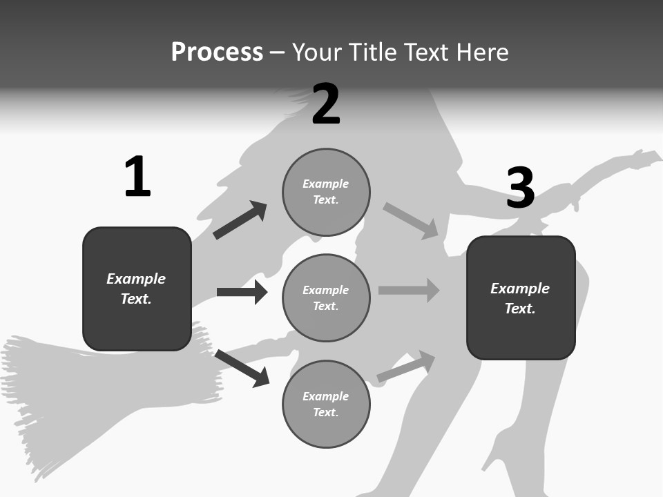 Halloween Figure Stars PowerPoint Template