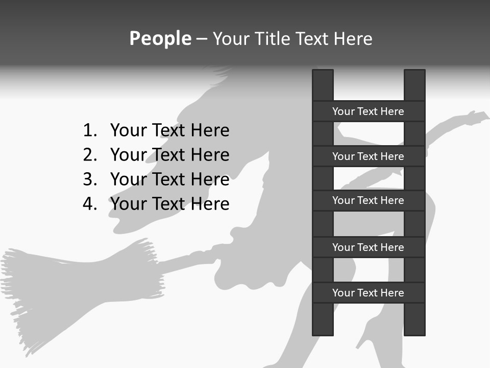 Halloween Figure Stars PowerPoint Template