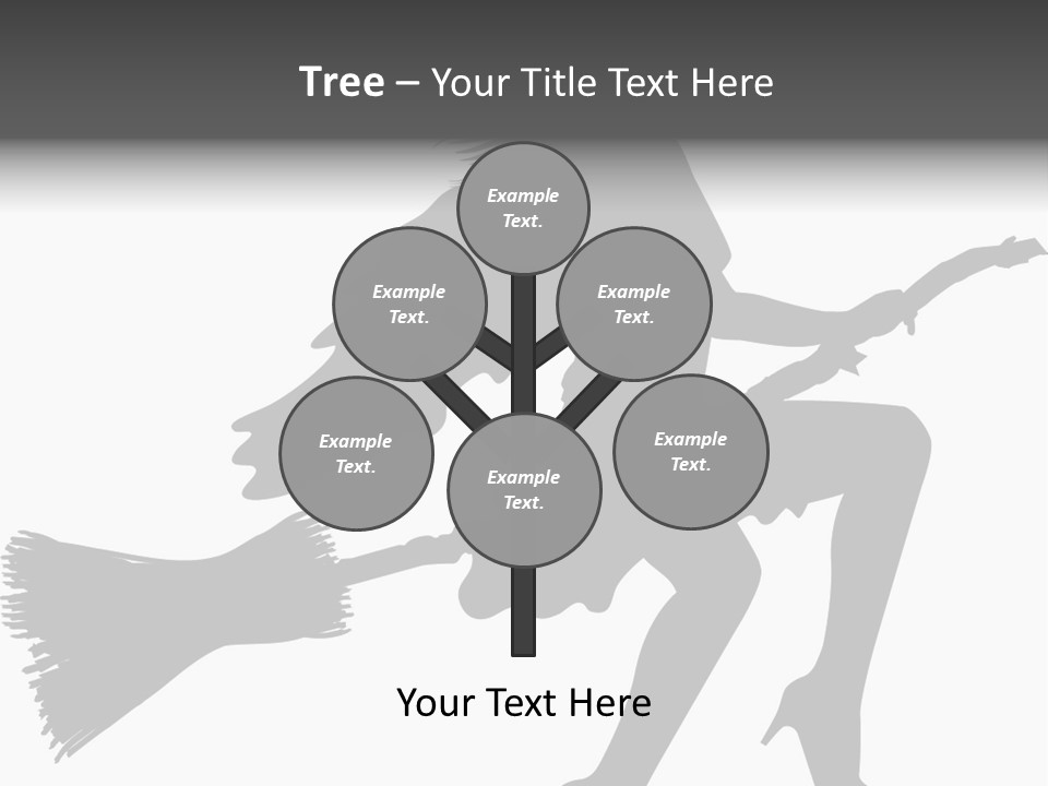 Halloween Figure Stars PowerPoint Template