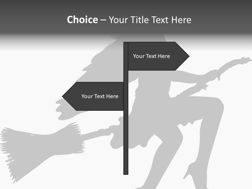 Halloween Figure Stars PowerPoint Template