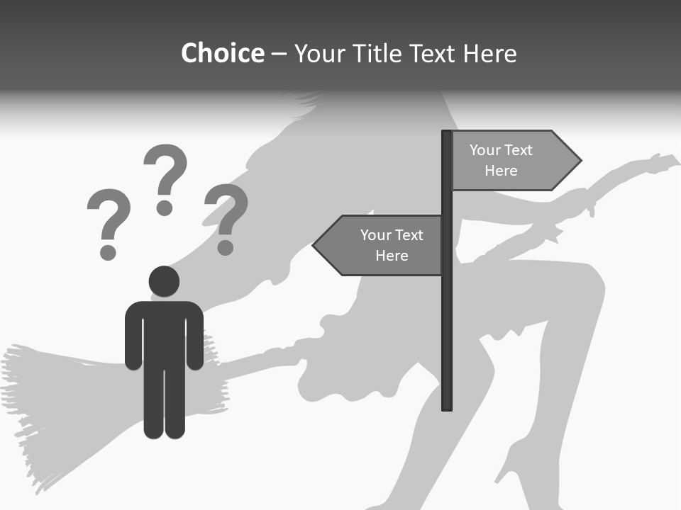 Halloween Figure Stars PowerPoint Template