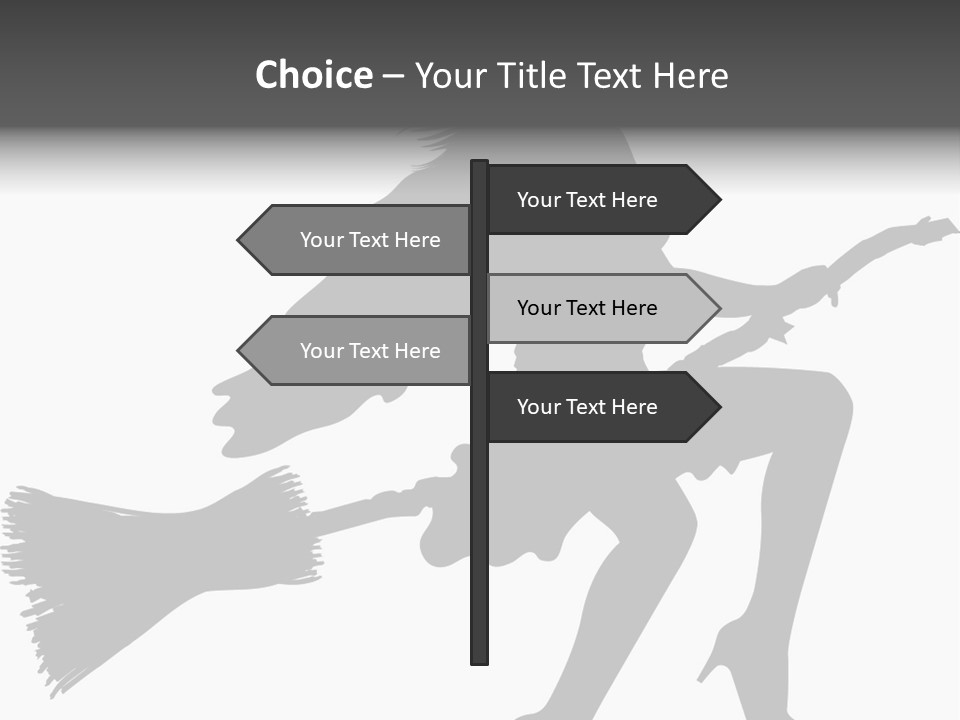 Halloween Figure Stars PowerPoint Template