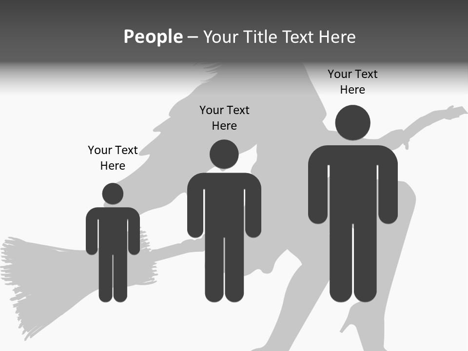 Halloween Figure Stars PowerPoint Template