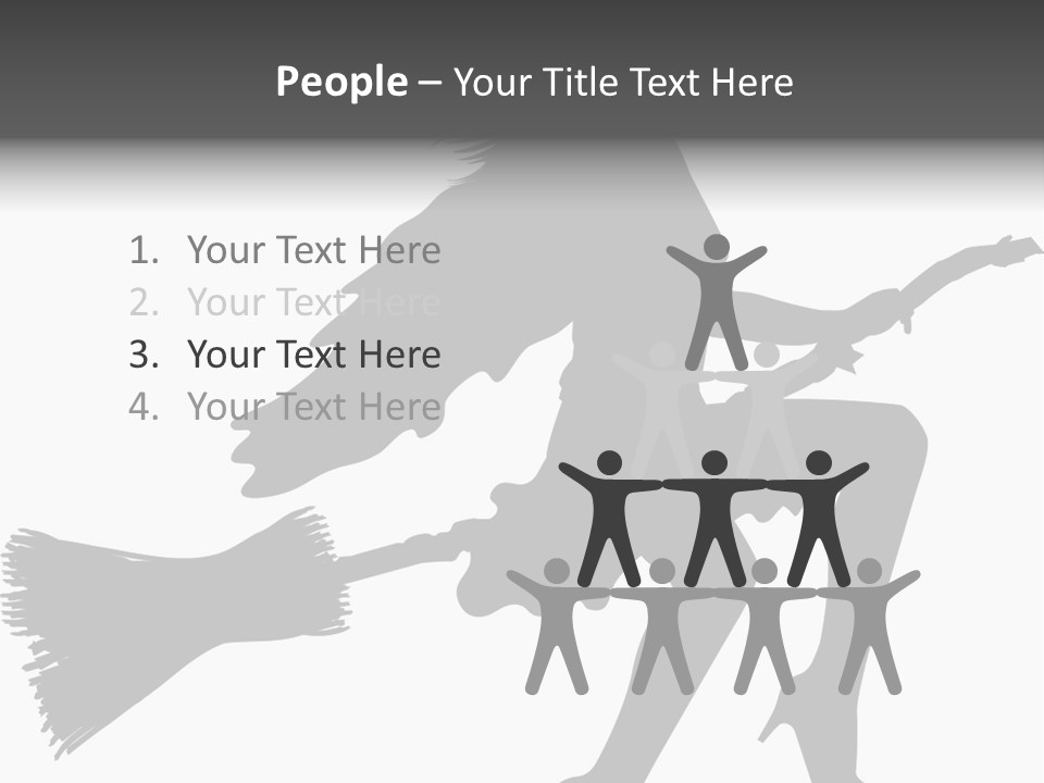 Halloween Figure Stars PowerPoint Template