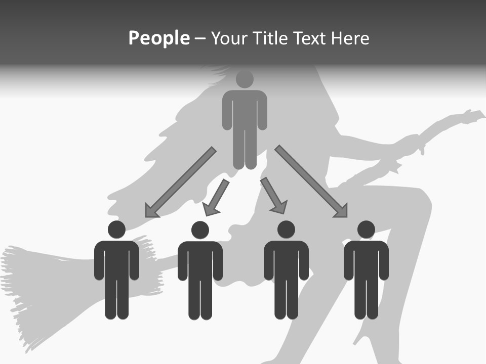 Halloween Figure Stars PowerPoint Template