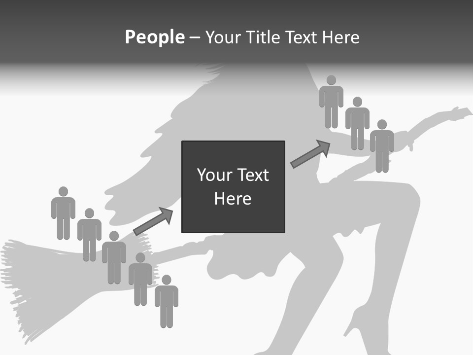 Halloween Figure Stars PowerPoint Template