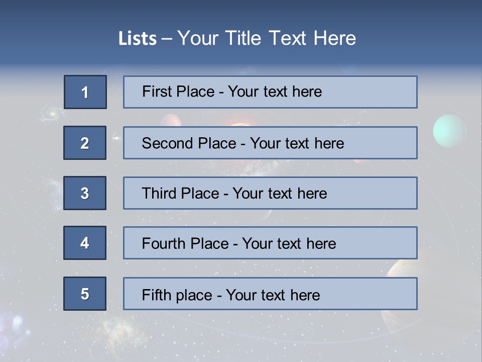 Universe Future Astronomy PowerPoint Template
