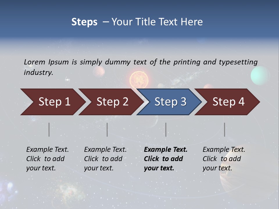 Universe Future Astronomy PowerPoint Template