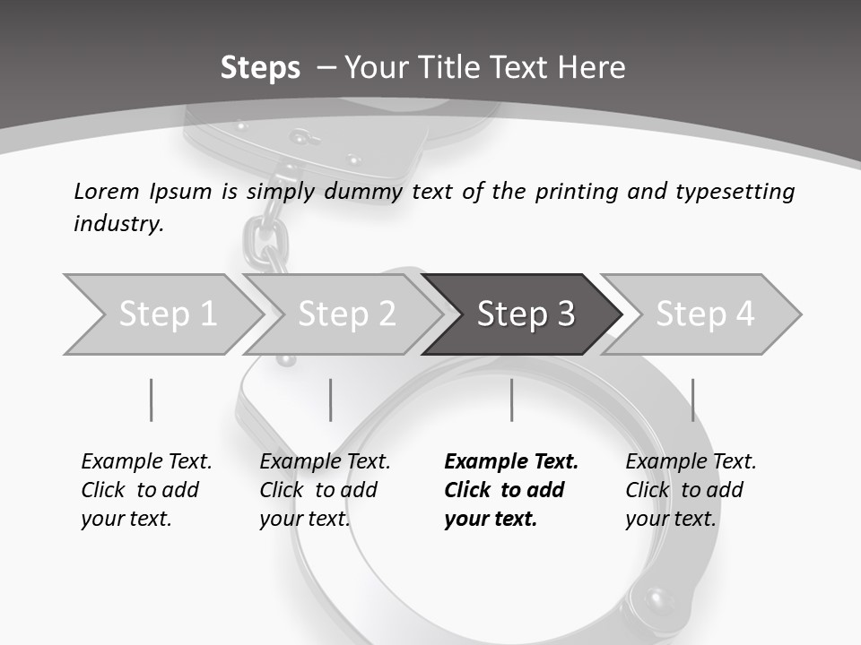 Guilty Cop Rendered PowerPoint Template