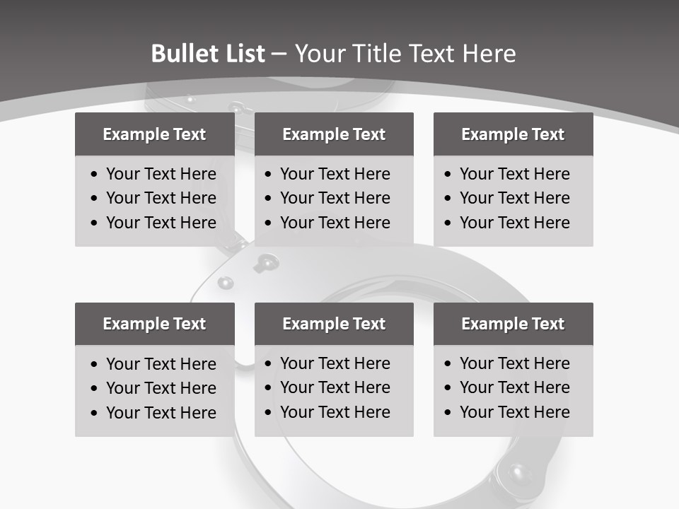 Guilty Cop Rendered PowerPoint Template