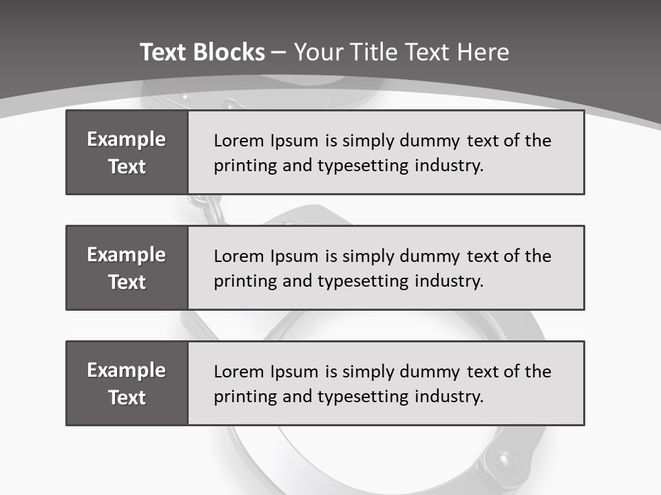 Guilty Cop Rendered PowerPoint Template