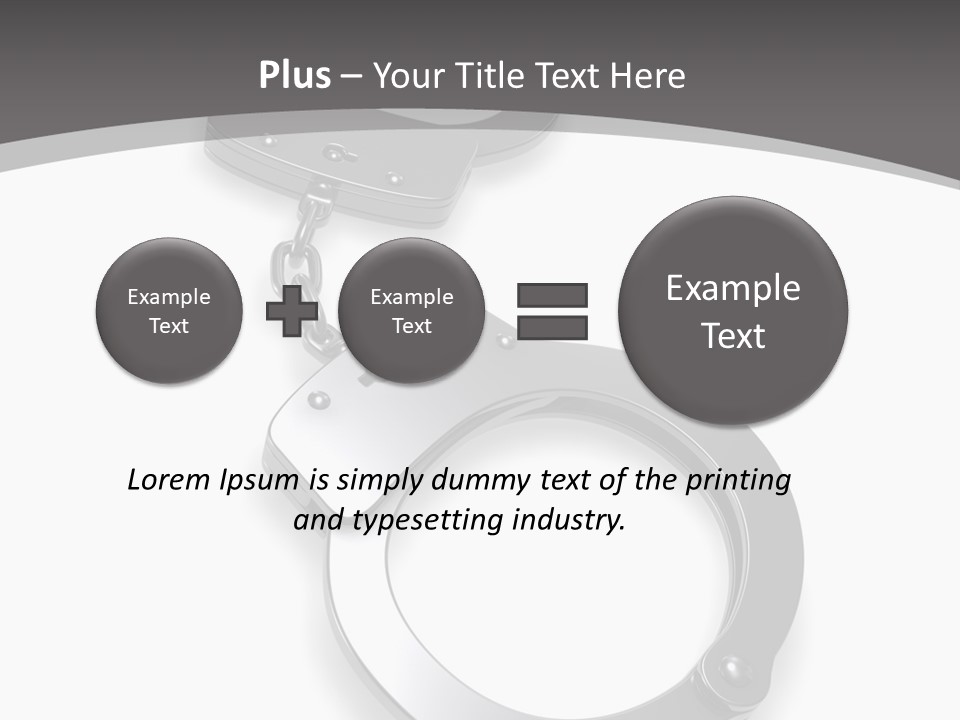 Guilty Cop Rendered PowerPoint Template