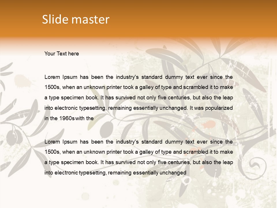 Design Pretty Art PowerPoint Template