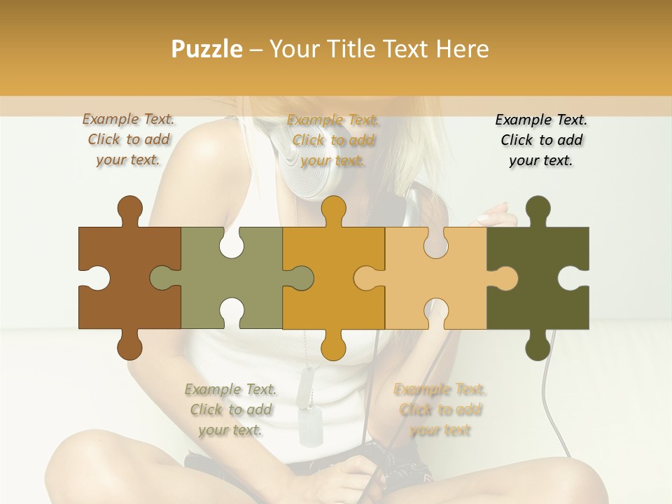 Copyspace Hear Studio PowerPoint Template