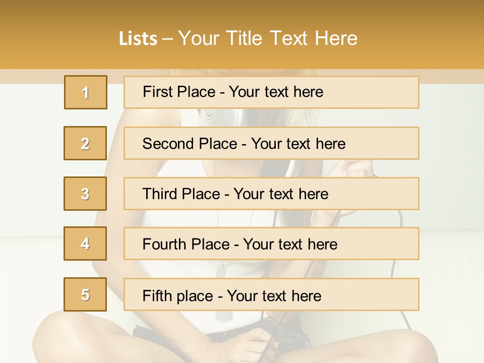 Copyspace Hear Studio PowerPoint Template