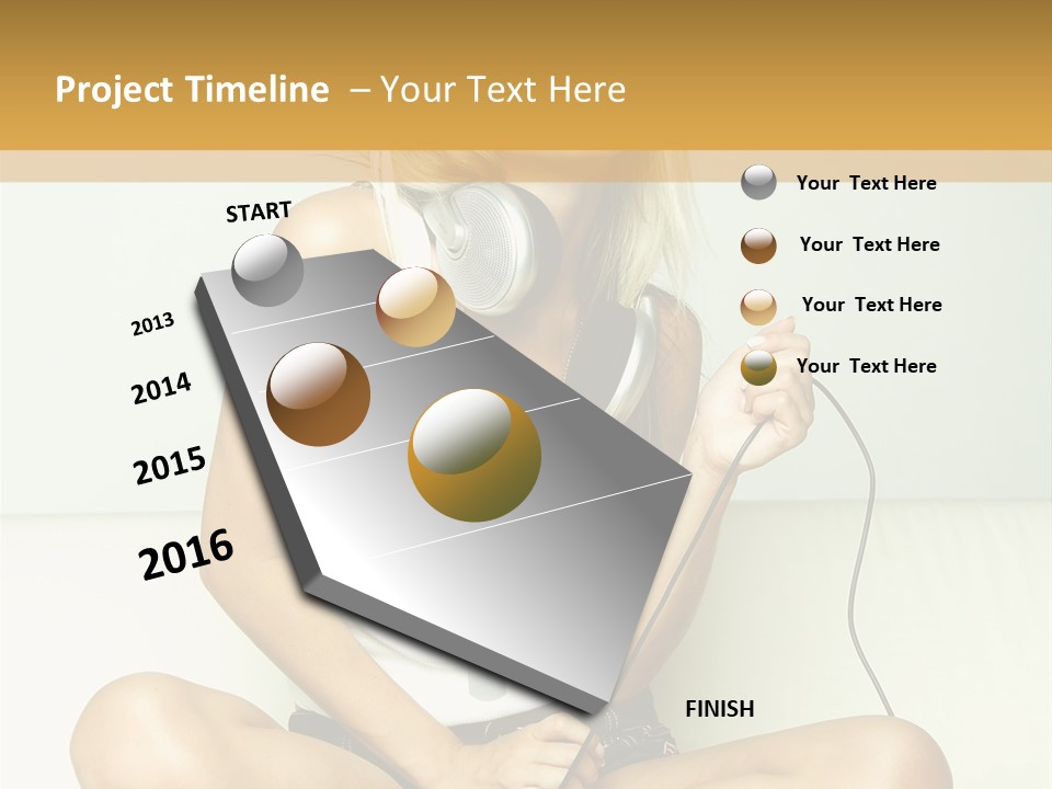 Copyspace Hear Studio PowerPoint Template