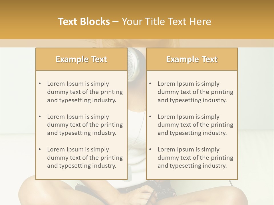 Copyspace Hear Studio PowerPoint Template