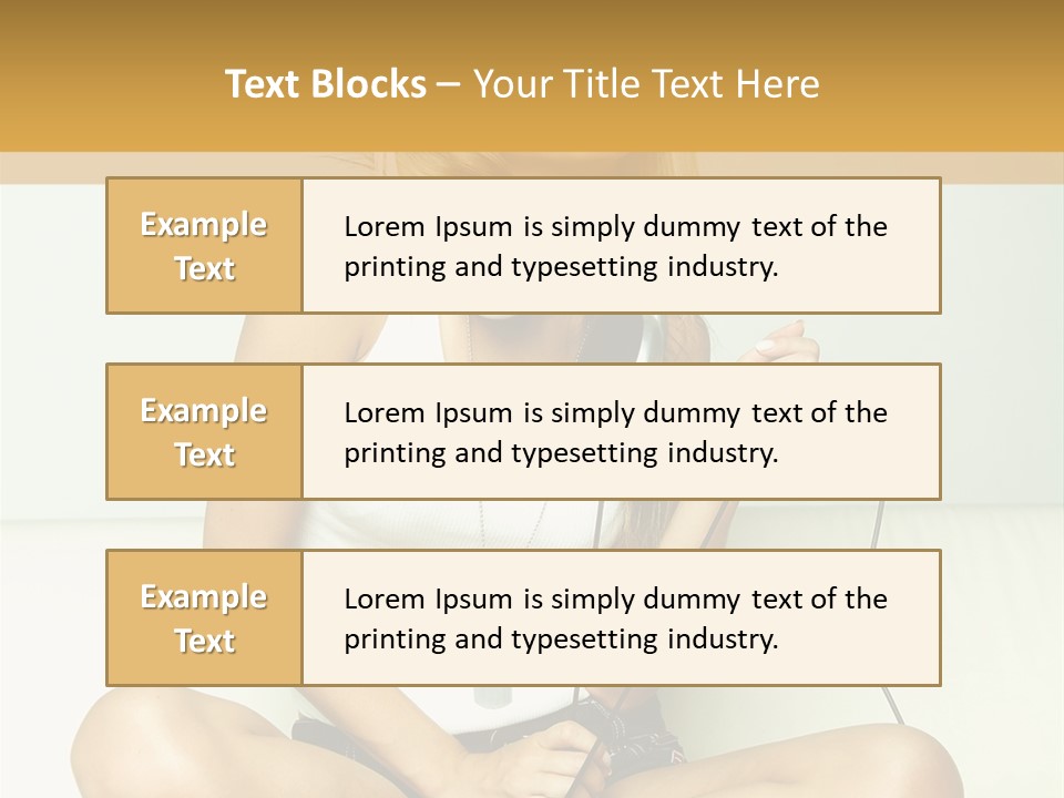 Copyspace Hear Studio PowerPoint Template