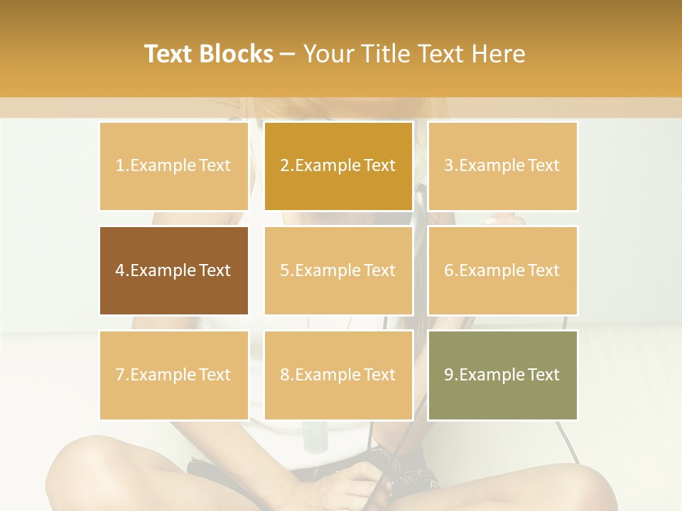Copyspace Hear Studio PowerPoint Template