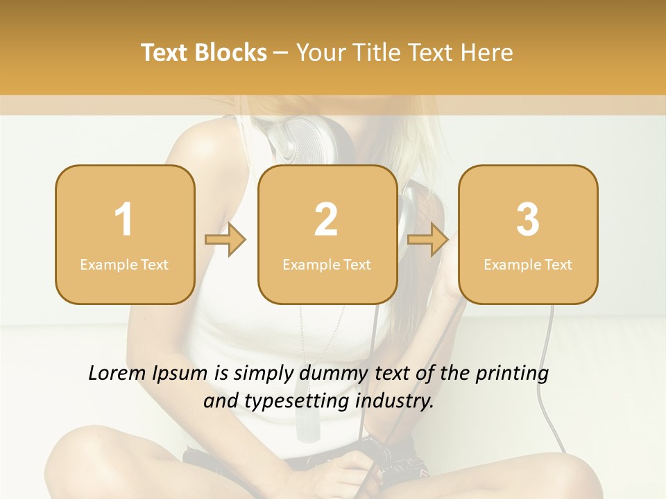 Copyspace Hear Studio PowerPoint Template