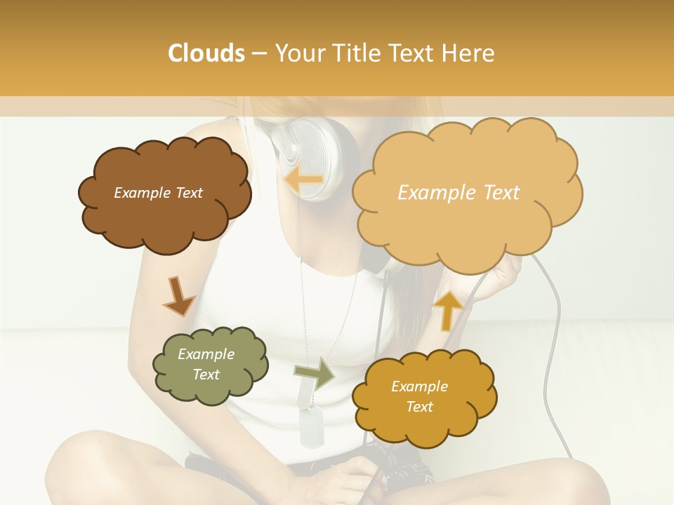 Copyspace Hear Studio PowerPoint Template