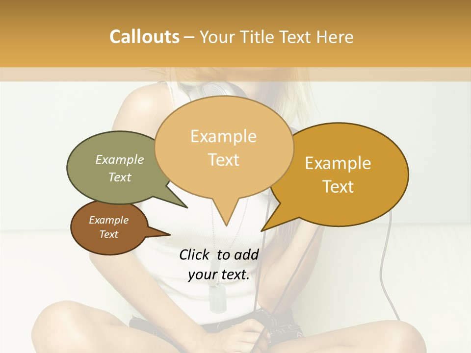 Copyspace Hear Studio PowerPoint Template