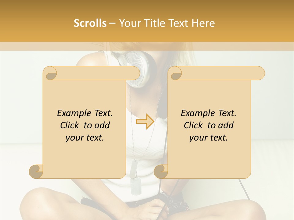 Copyspace Hear Studio PowerPoint Template