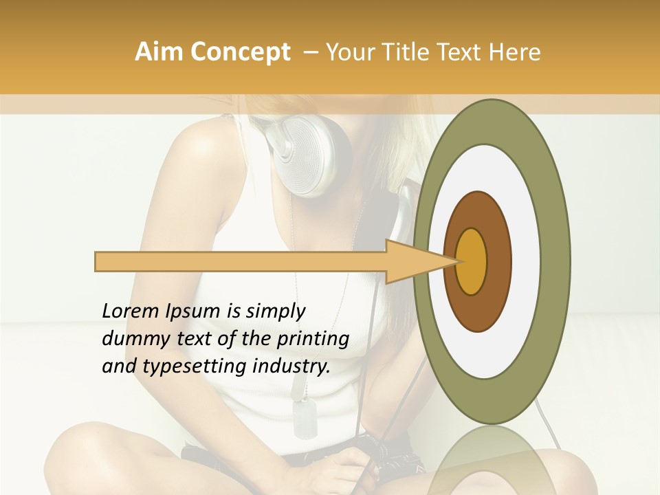 Copyspace Hear Studio PowerPoint Template