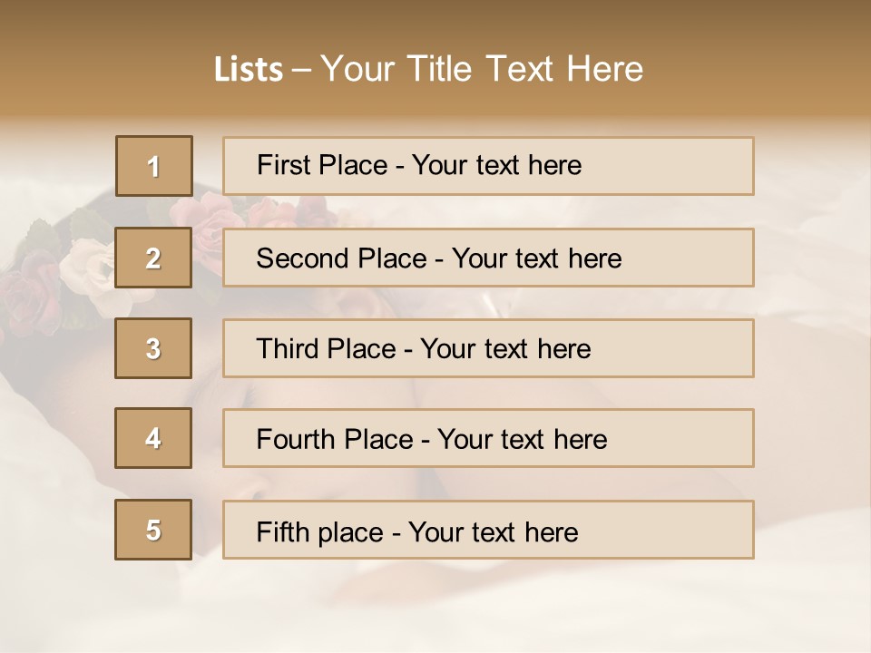 Small Flowers Toddler PowerPoint Template