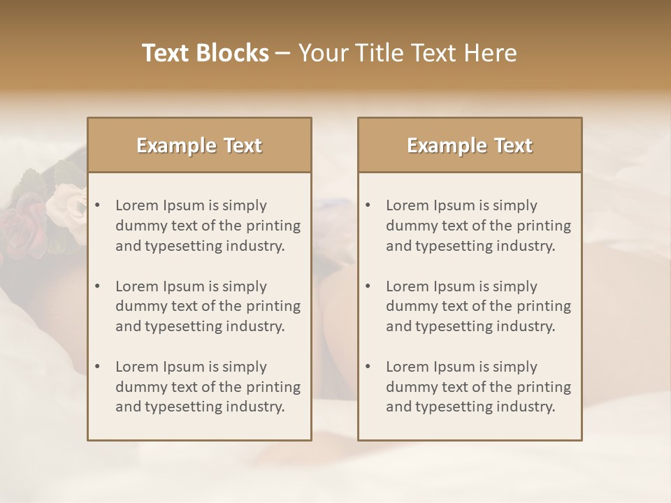 Small Flowers Toddler PowerPoint Template