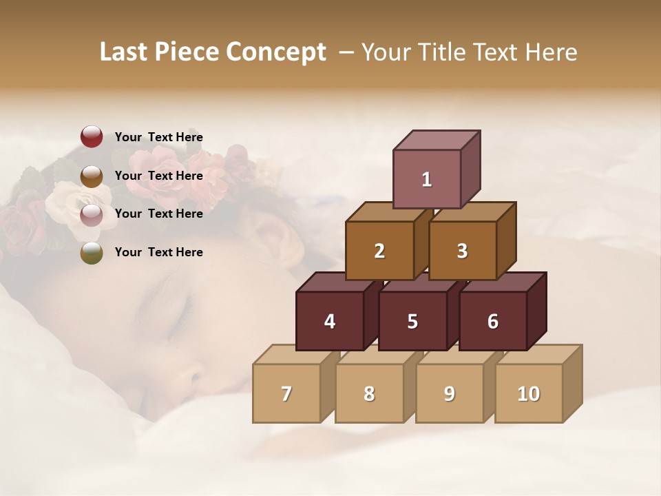 Small Flowers Toddler PowerPoint Template