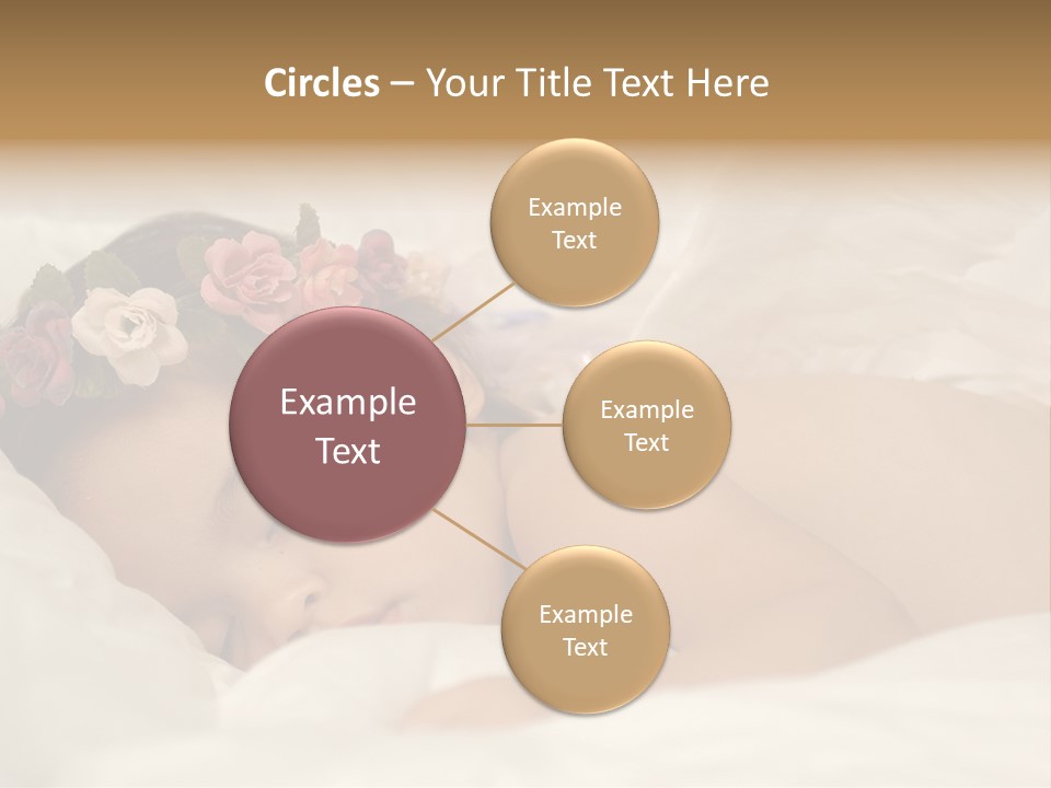 Small Flowers Toddler PowerPoint Template