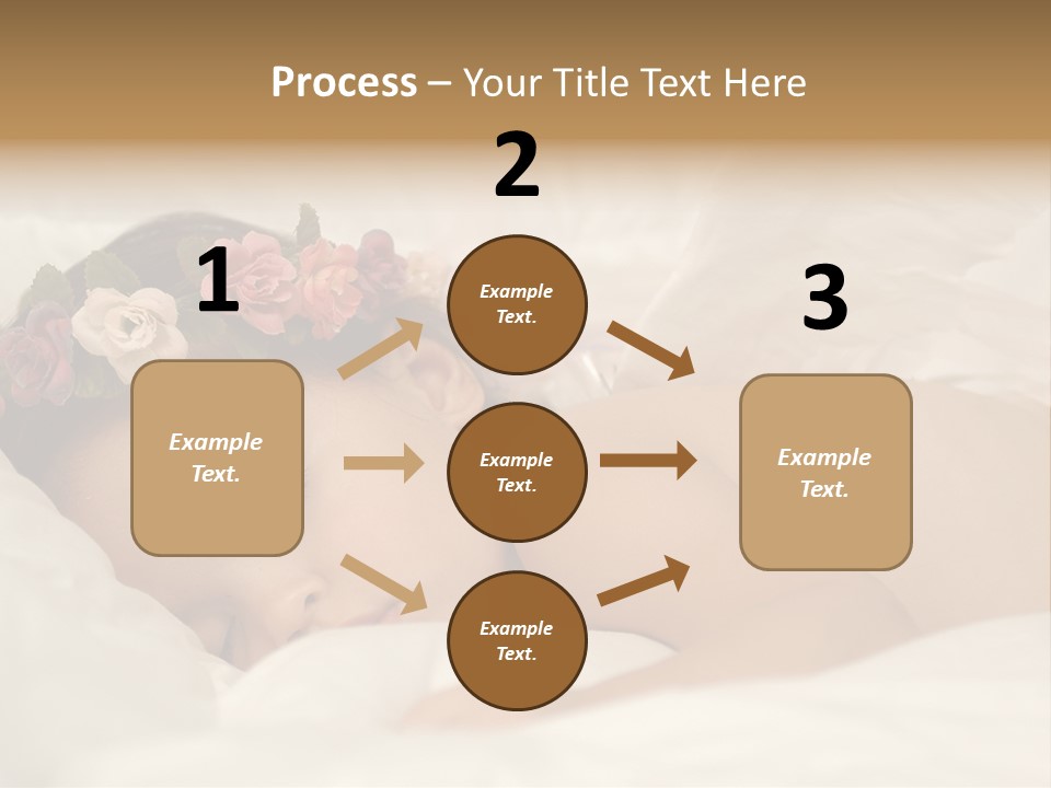 Small Flowers Toddler PowerPoint Template