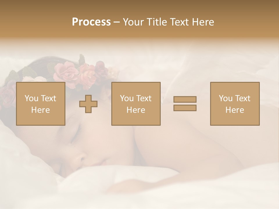 Small Flowers Toddler PowerPoint Template