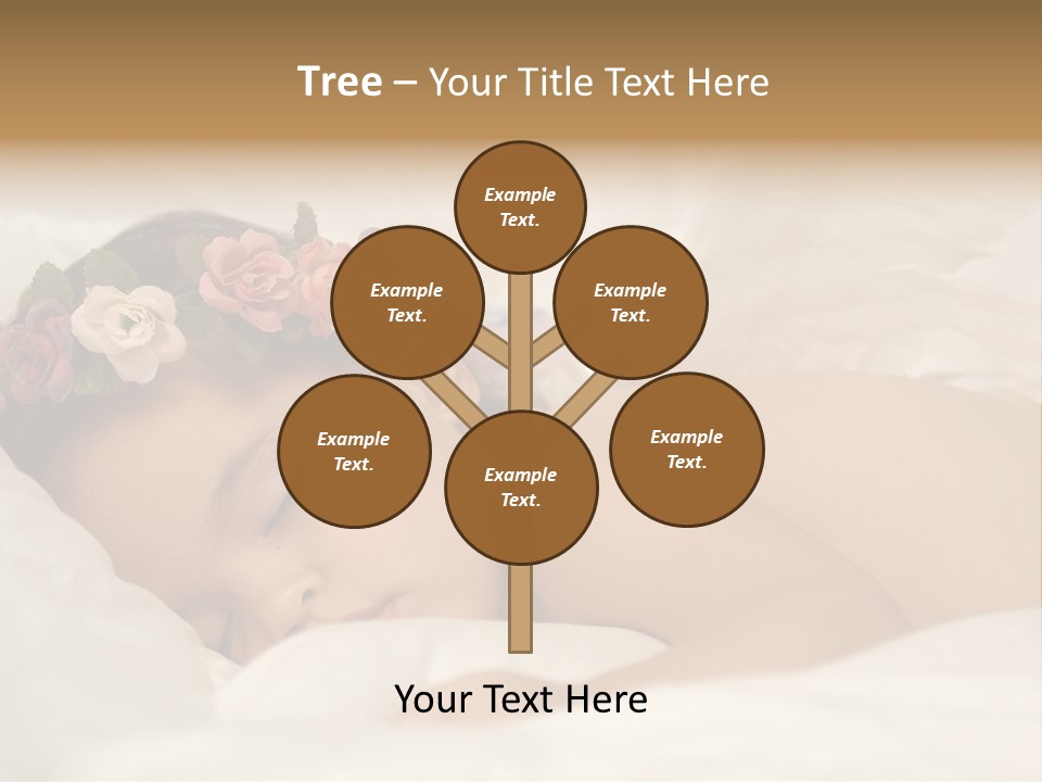 Small Flowers Toddler PowerPoint Template