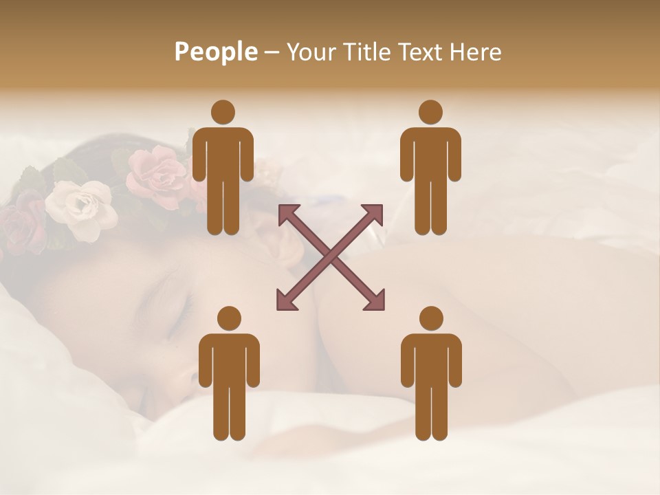 Small Flowers Toddler PowerPoint Template