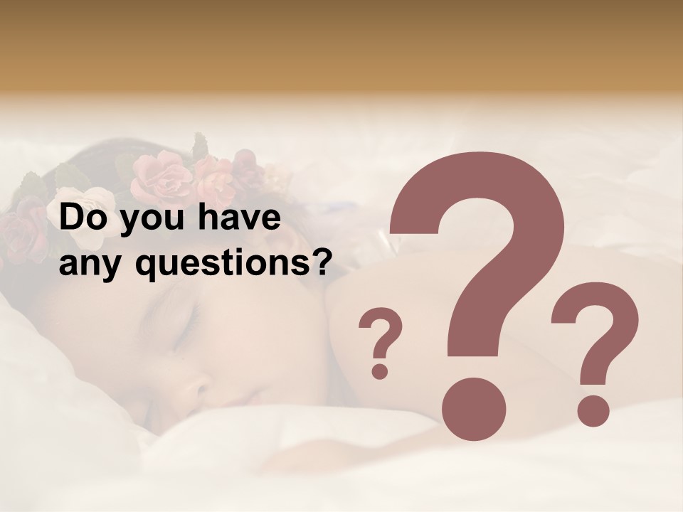 Small Flowers Toddler PowerPoint Template