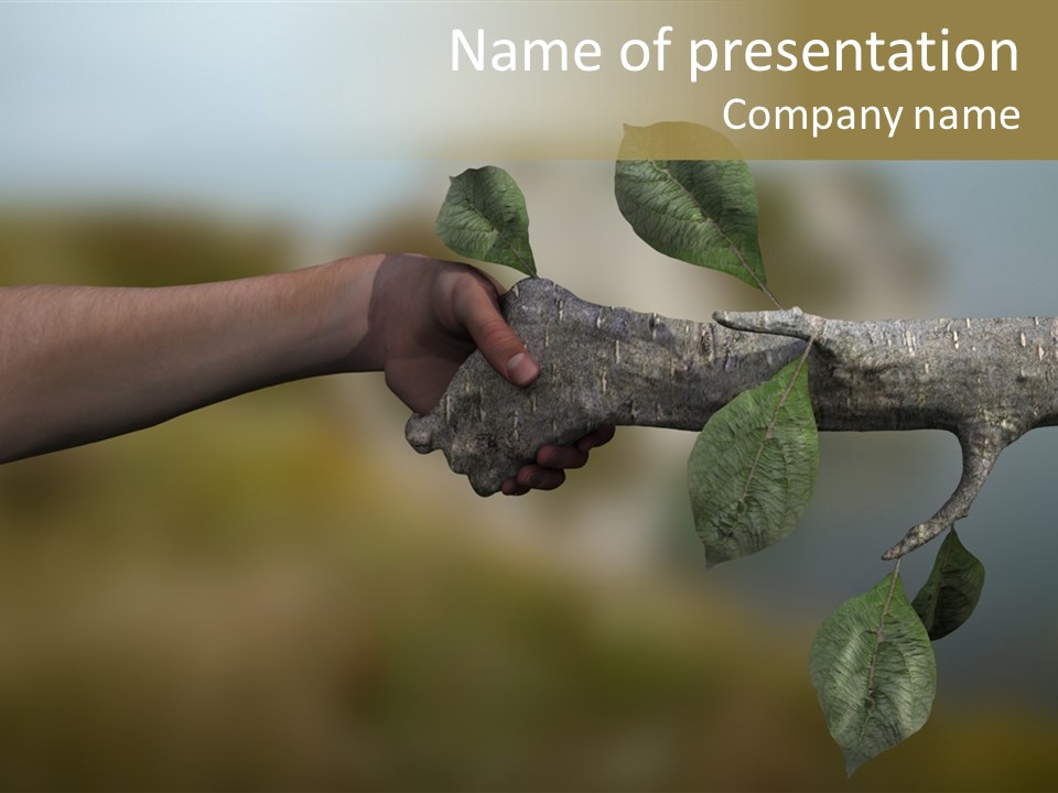 Concept Care Environmentalism PowerPoint Template