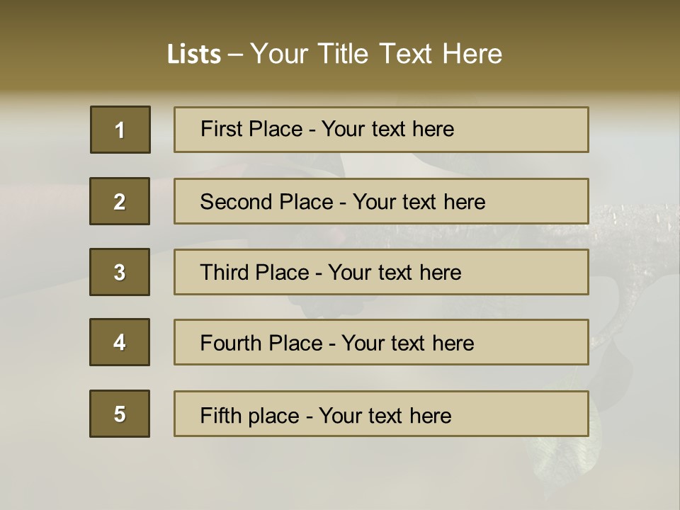 Concept Care Environmentalism PowerPoint Template