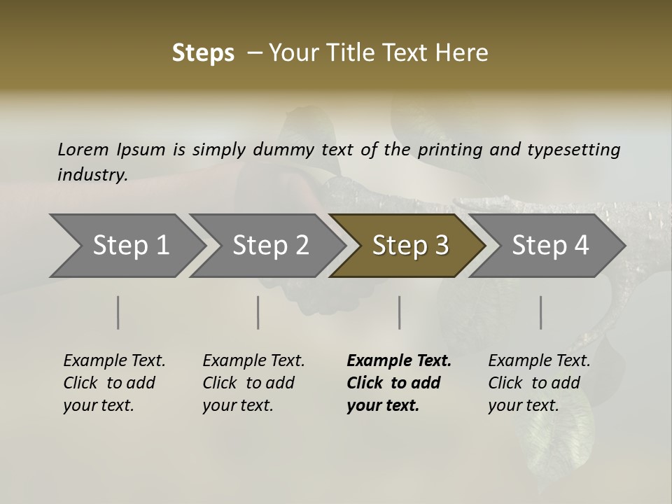 Concept Care Environmentalism PowerPoint Template