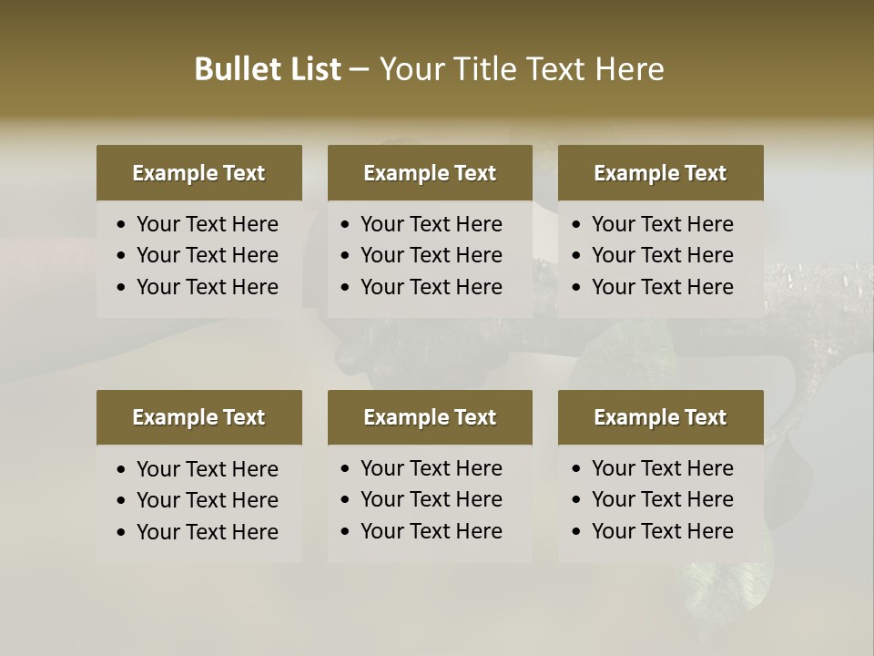 Concept Care Environmentalism PowerPoint Template