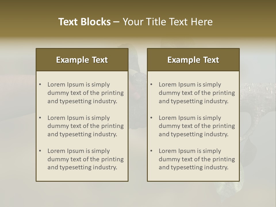 Concept Care Environmentalism PowerPoint Template