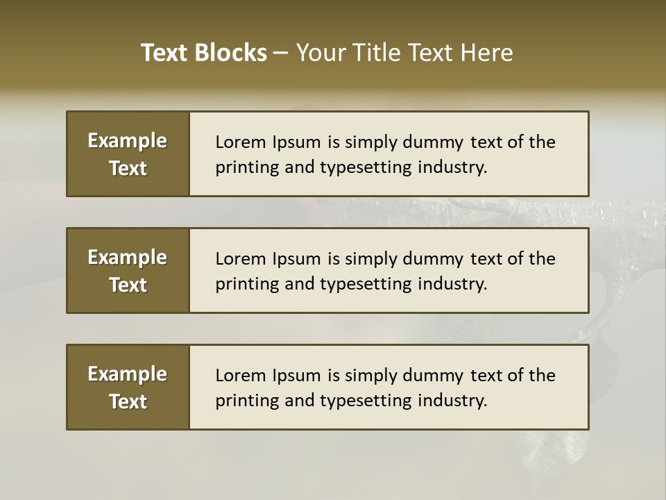 Concept Care Environmentalism PowerPoint Template