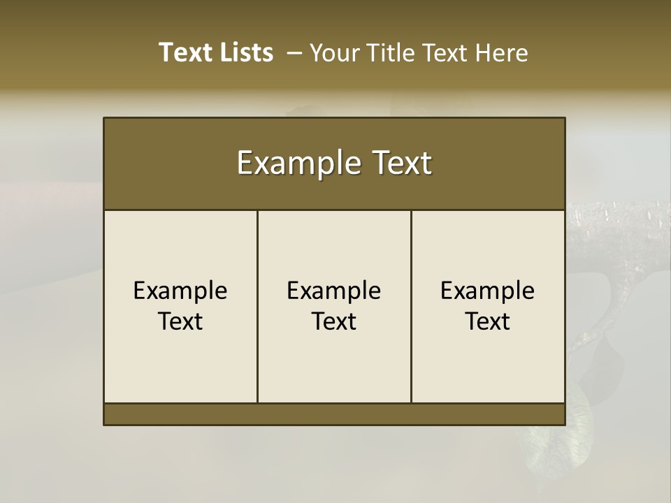 Concept Care Environmentalism PowerPoint Template