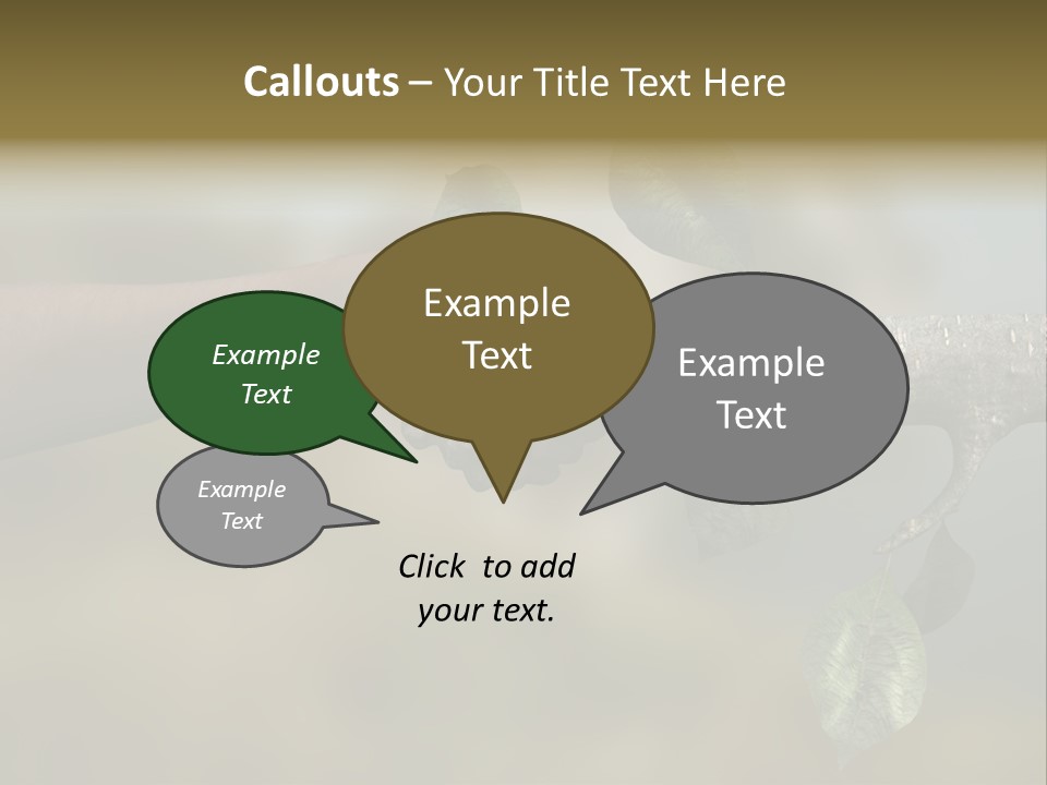Concept Care Environmentalism PowerPoint Template