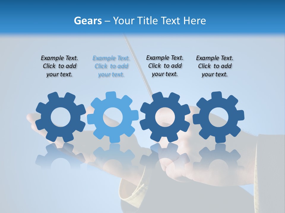 Order People Conductor PowerPoint Template