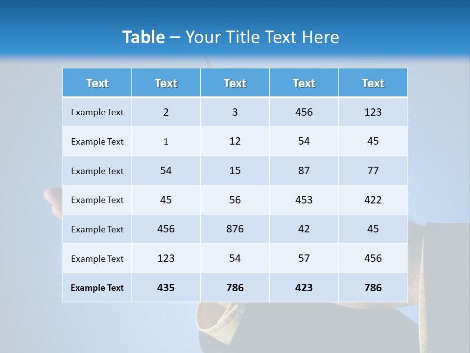 Order People Conductor PowerPoint Template