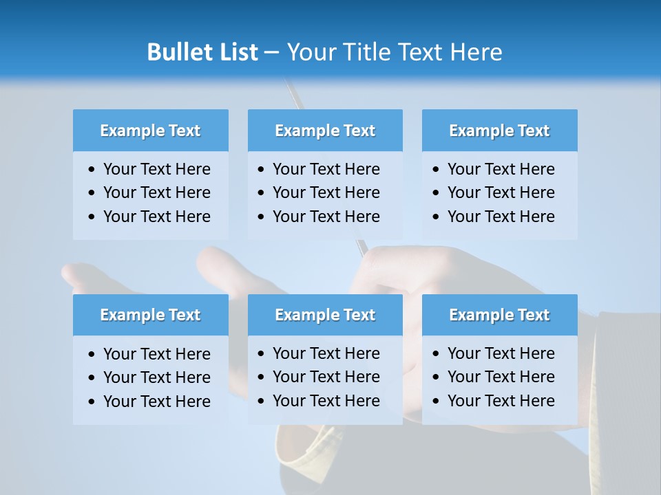 Order People Conductor PowerPoint Template