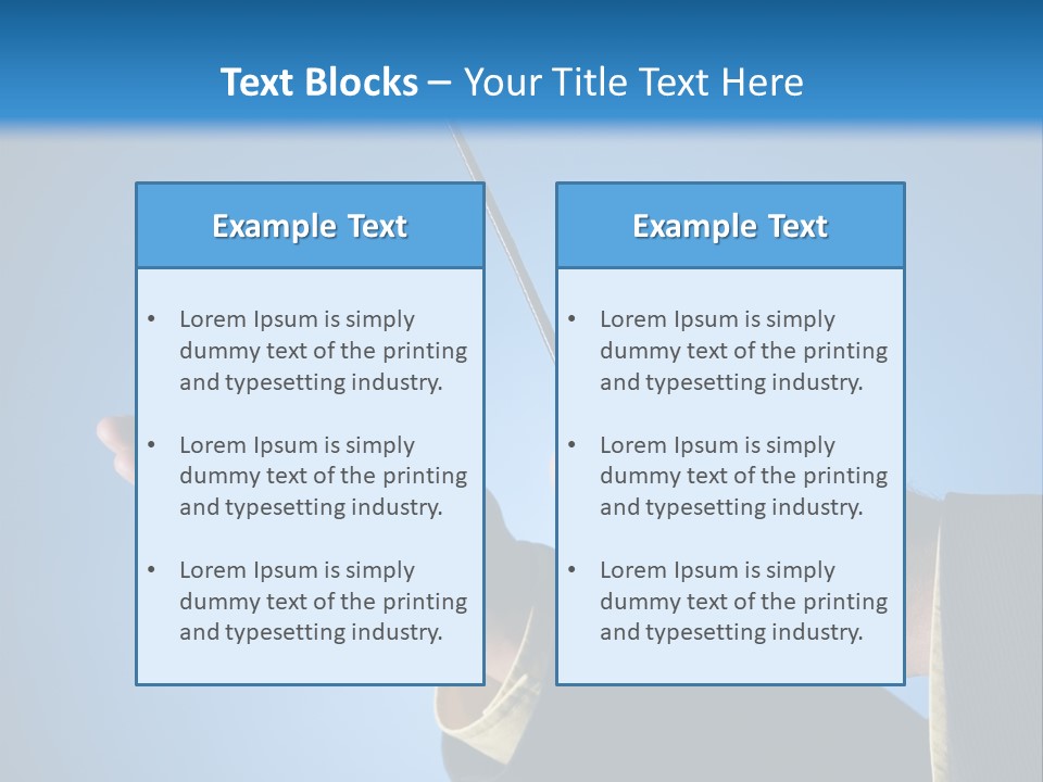 Order People Conductor PowerPoint Template