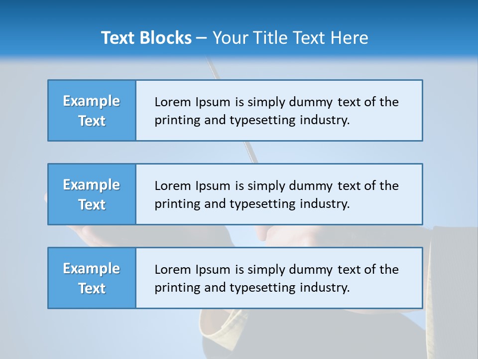 Order People Conductor PowerPoint Template